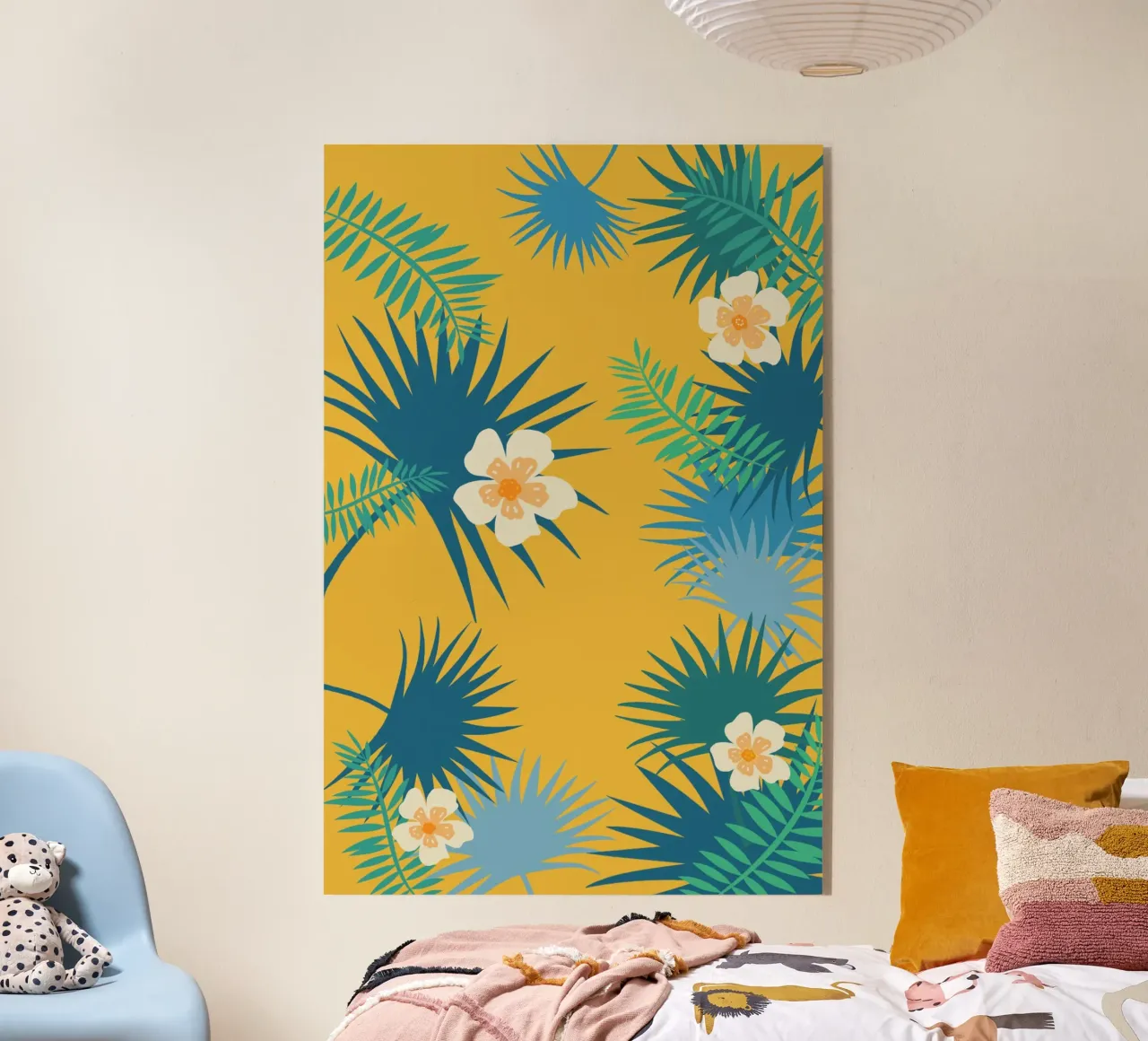 fleur jaune plexiglas de alexiableu