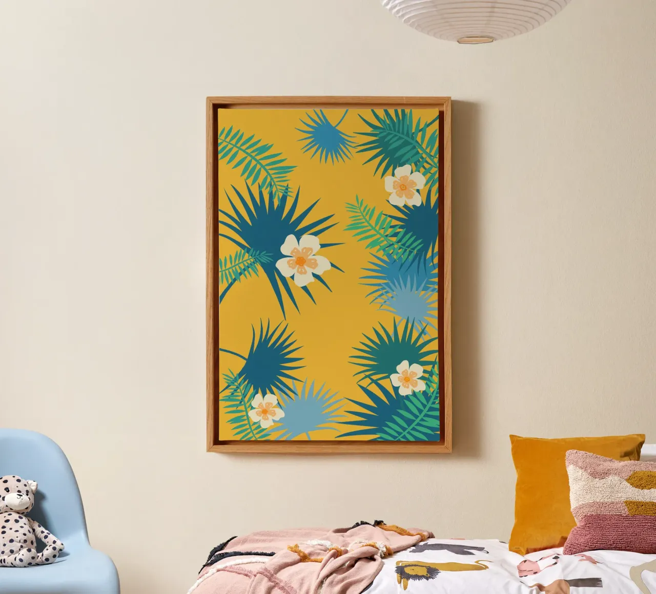 fleur jaune canvas by alexiableu