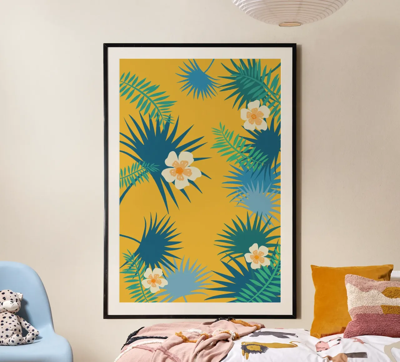 fleur jaune poster by alexiableu