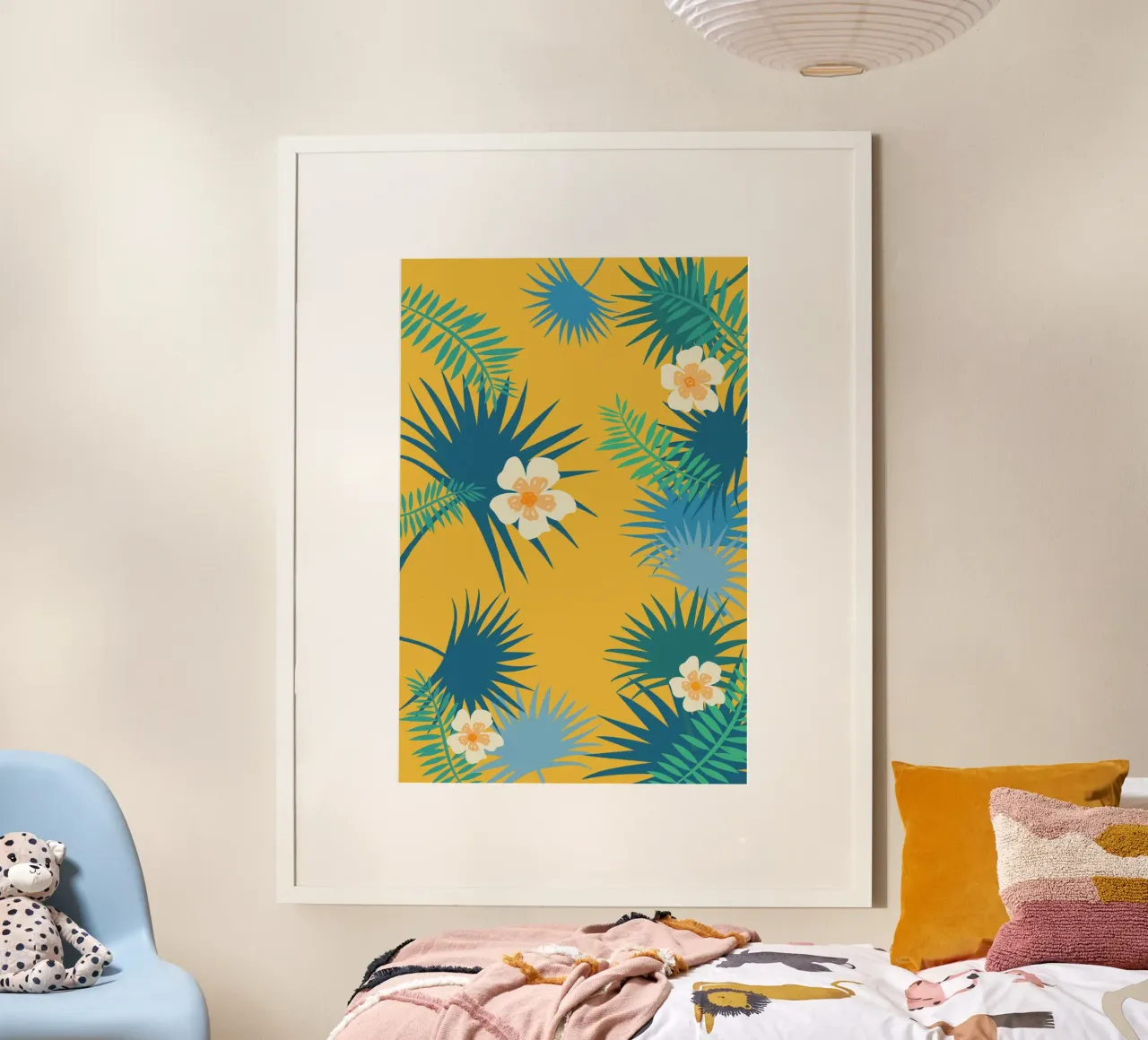 fleur jaune poster by alexiableu