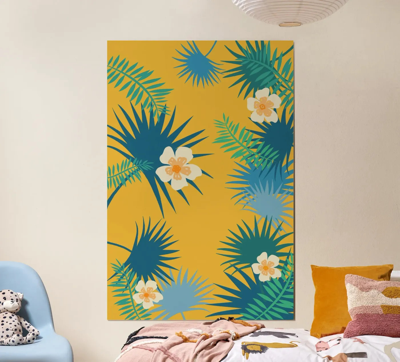 fleur jaune poster by alexiableu