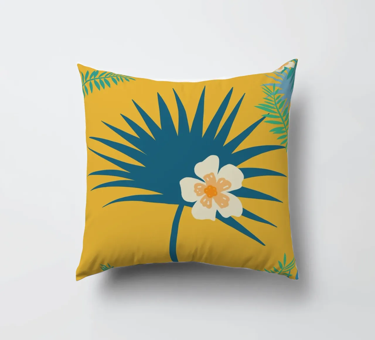 fleur jaune 2 cuscino da alexiableu