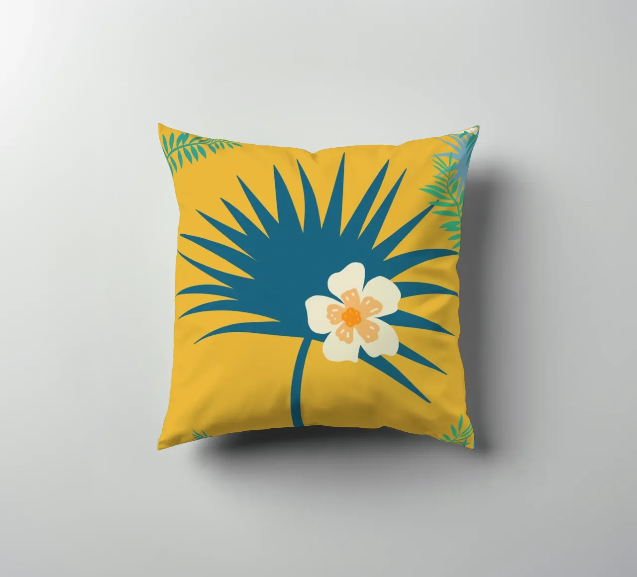 fleur jaune 2 cuscino da alexiableu