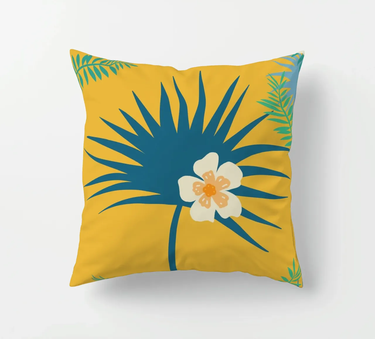 fleur jaune 2 cuscino da alexiableu