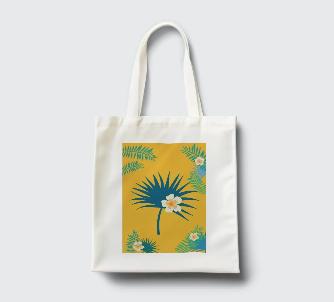 fleur jaune 2 borsa in juta da alexiableu