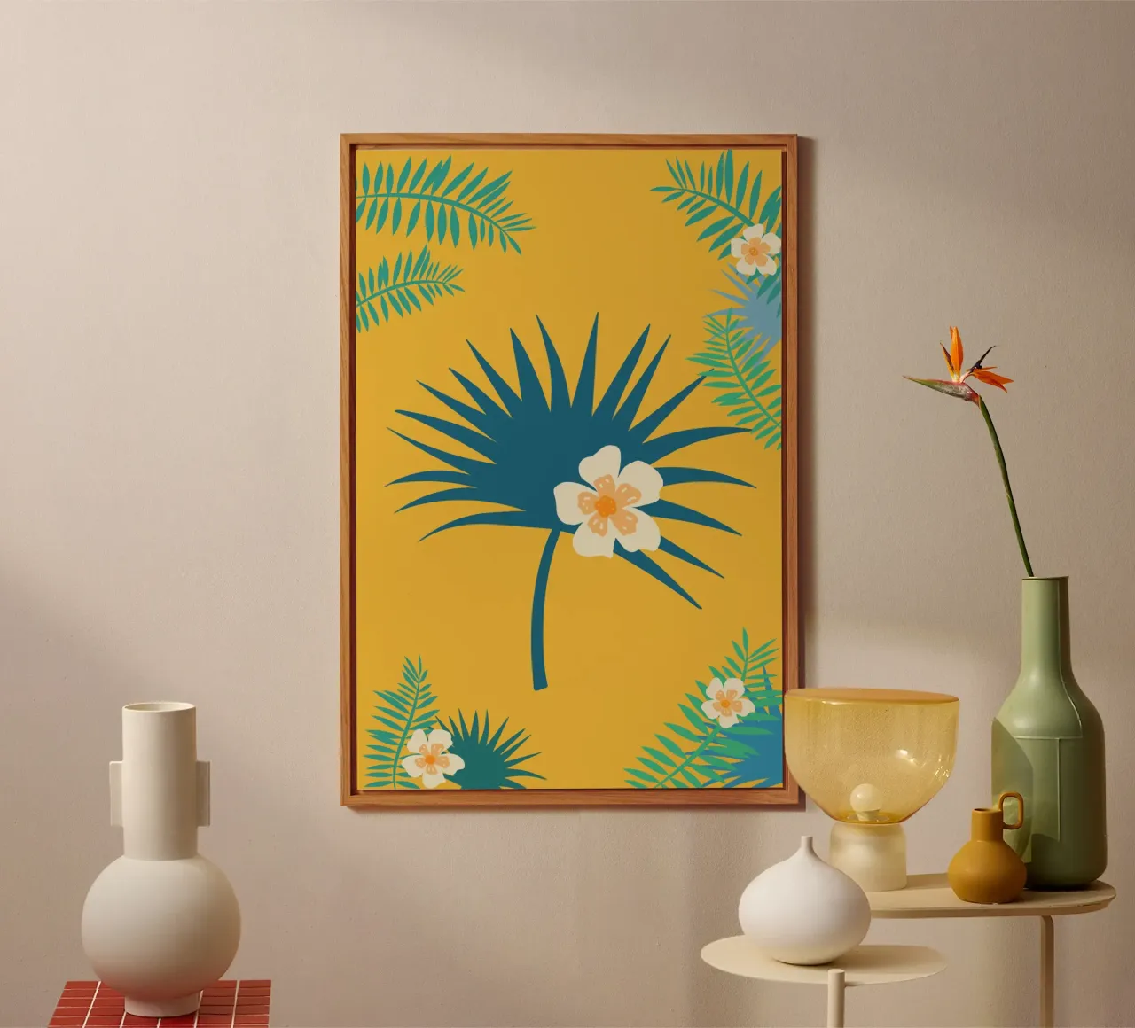 fleur jaune 2 alluminio dibond da alexiableu