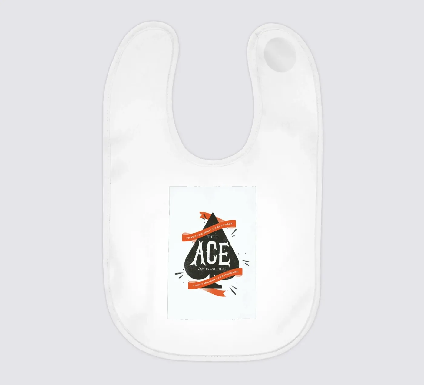 Ace baby bib by Chris Wharton