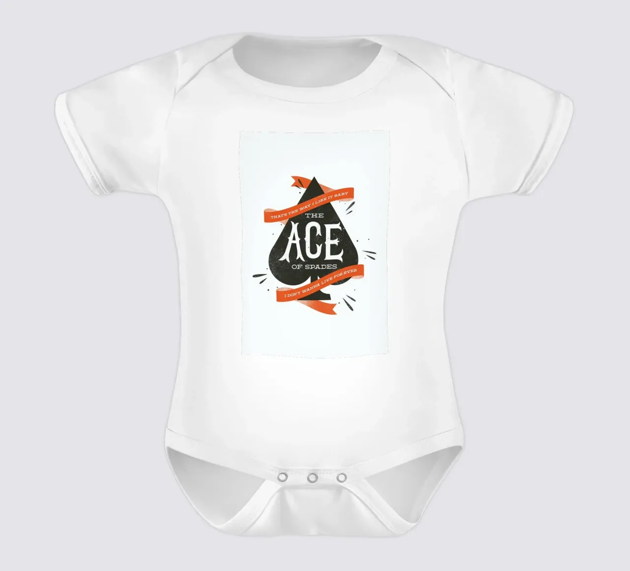 Ace body neonato maniche corte da Chris Wharton