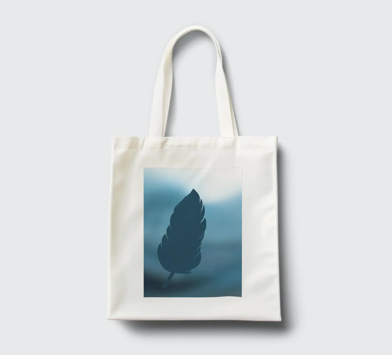 plume bleu tote bag de alexiableu