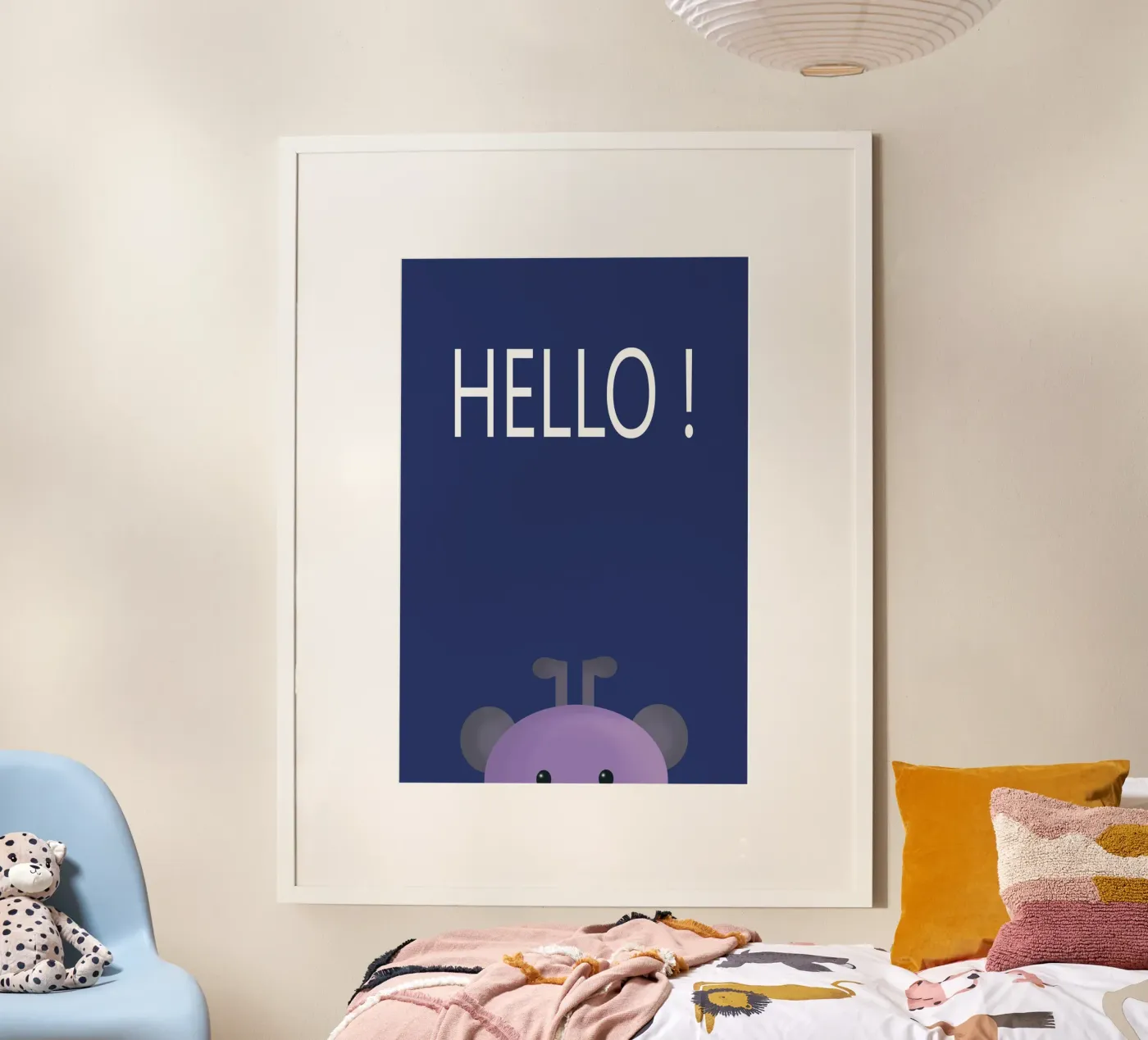 girafe, hello poster da alexiableu