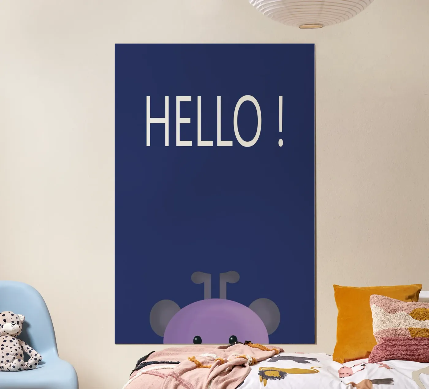 girafe, hello poster da alexiableu