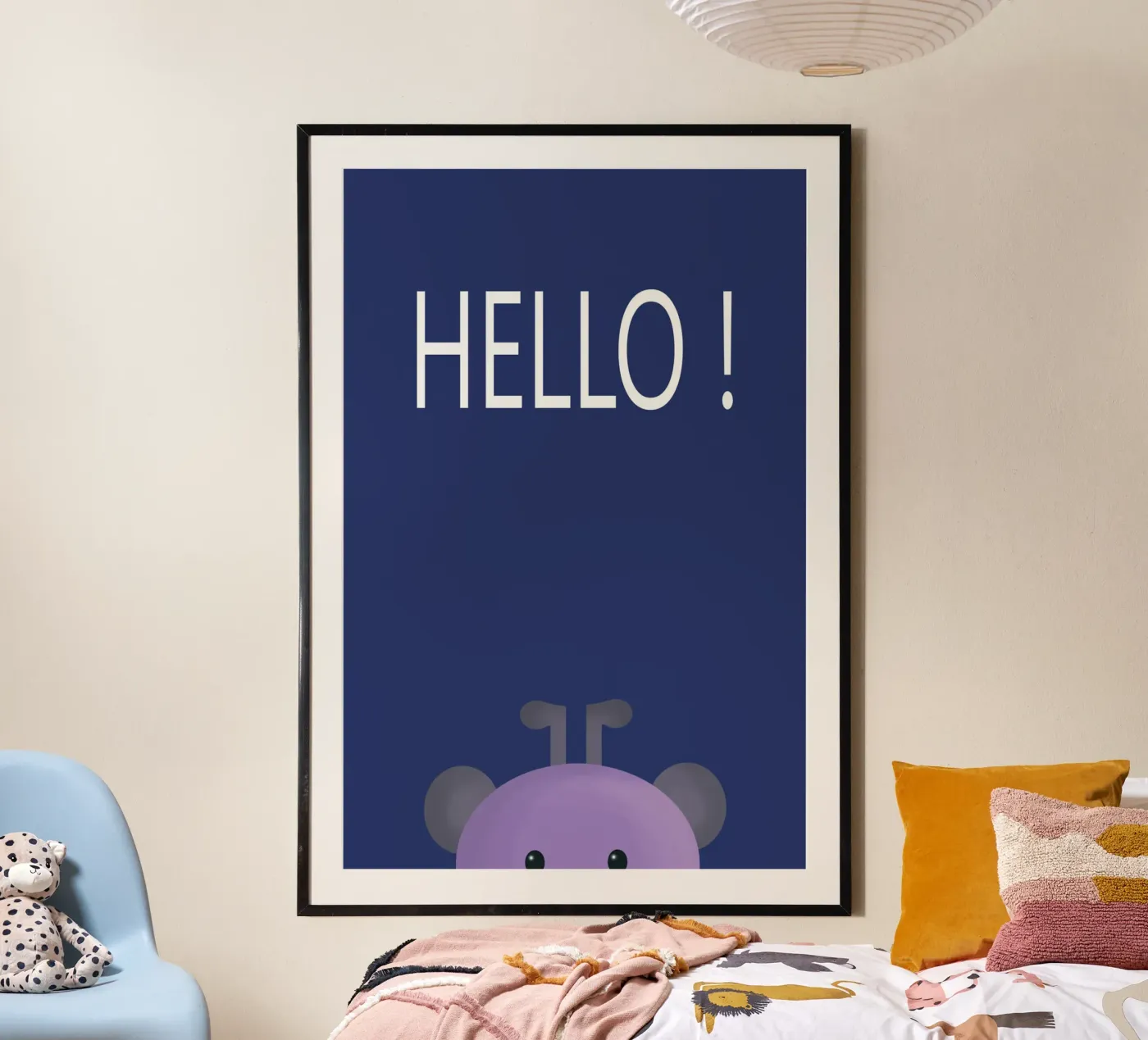 girafe, hello poster da alexiableu