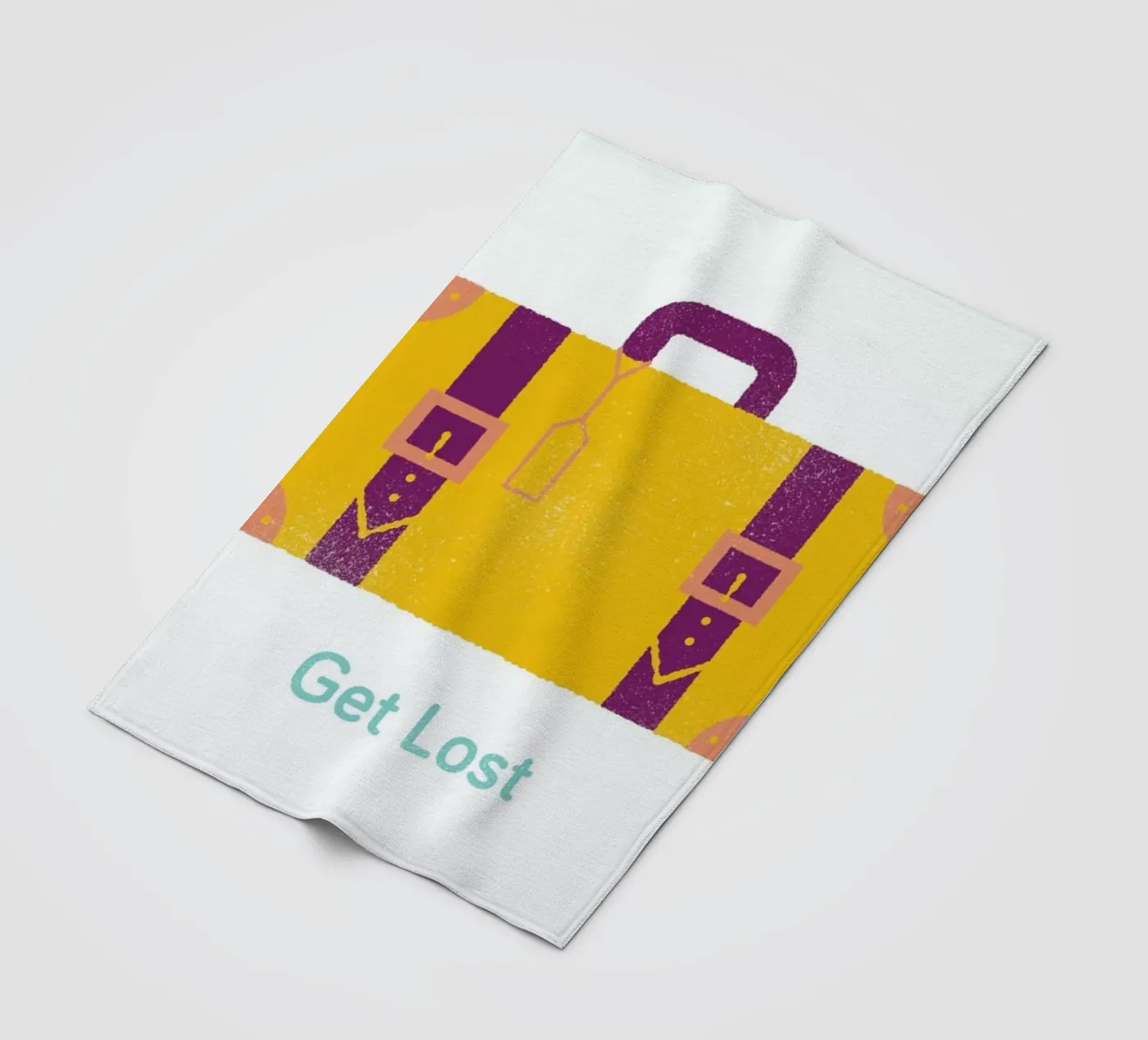 Get Lost Fleecedecke von Chris Wharton