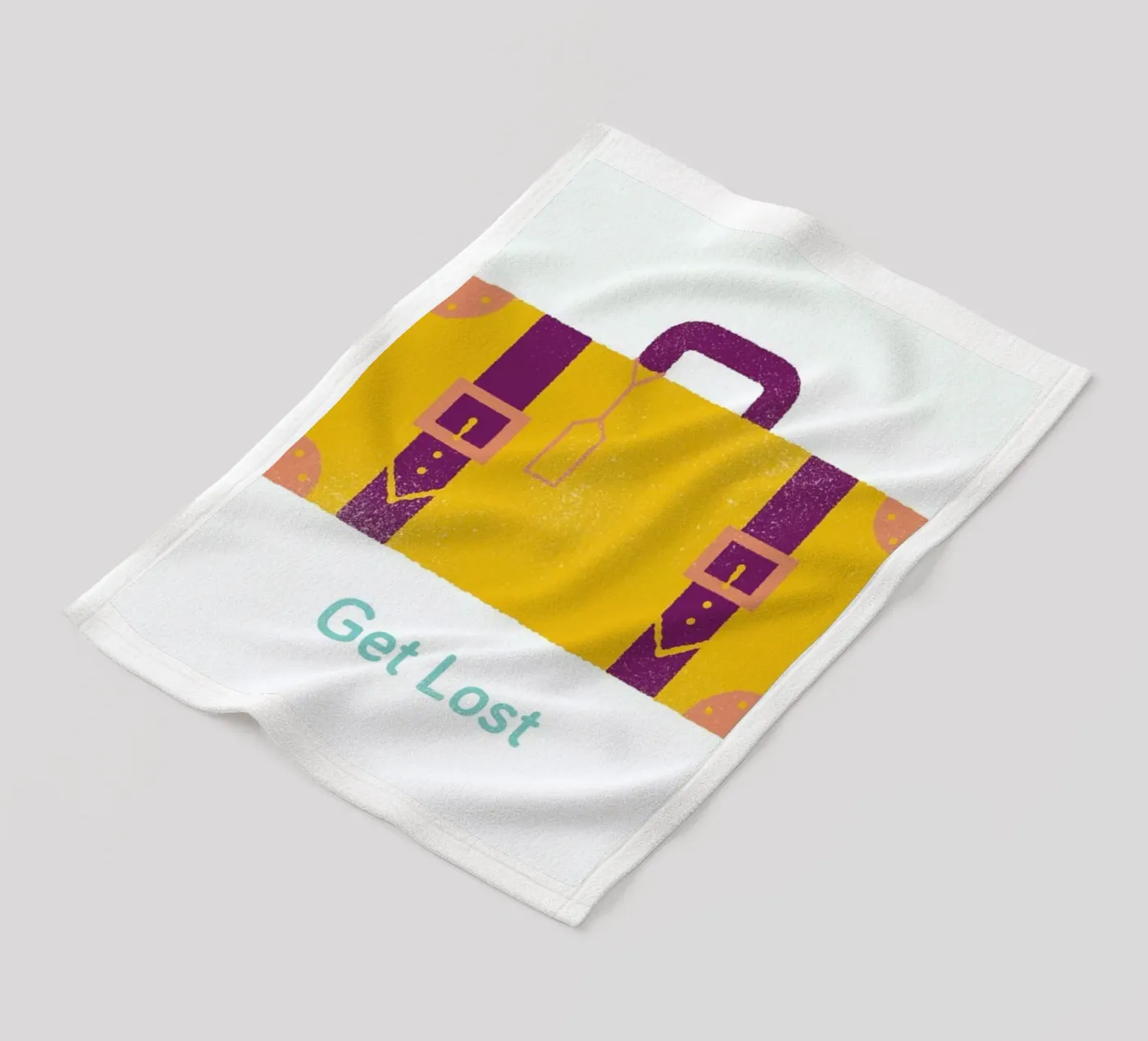 Get Lost Fleecedecke von Chris Wharton