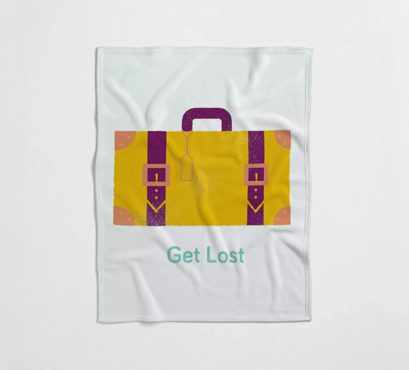 Get Lost Fleecedecke von Chris Wharton