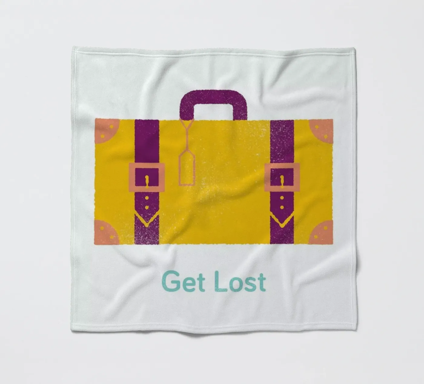 Get Lost Fleecedecke von Chris Wharton