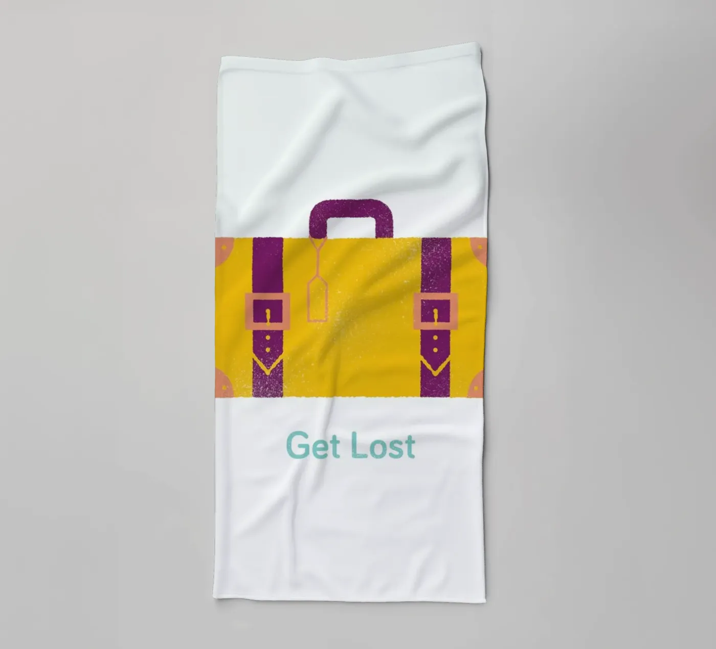 Get Lost towel by Chris Wharton
