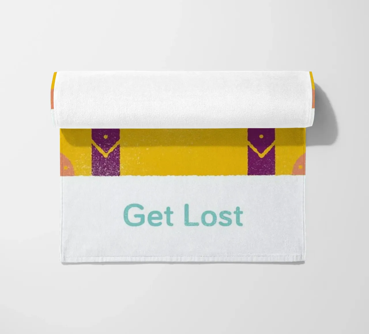 Get Lost beach towel by Chris Wharton