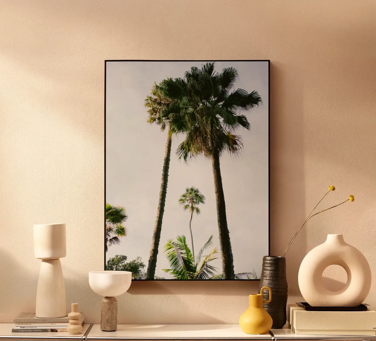 Under the Palms - Travel Photography alluminio dibond da Raisa Zwart Photography