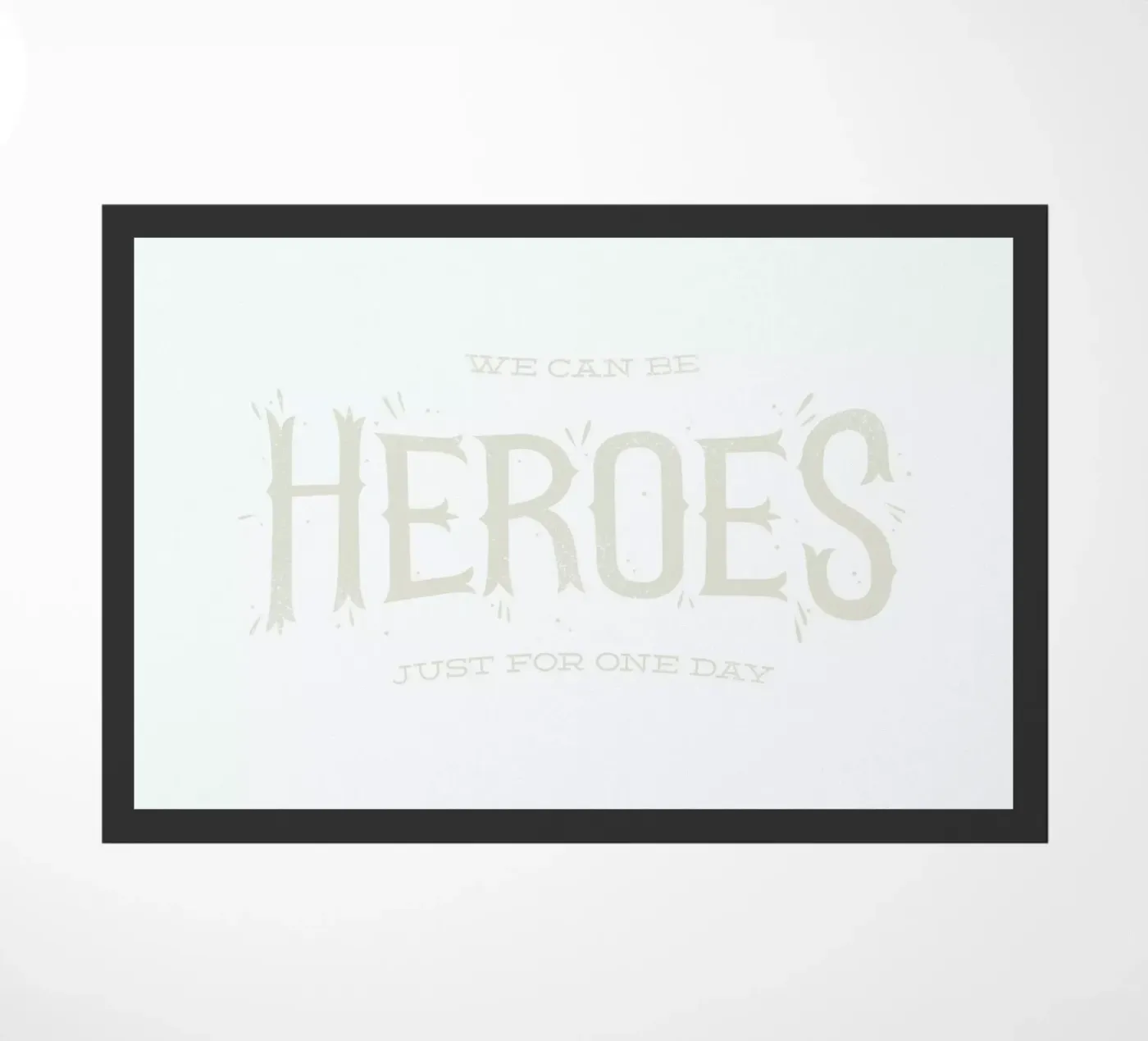 Heroes deurmat van Chris Wharton