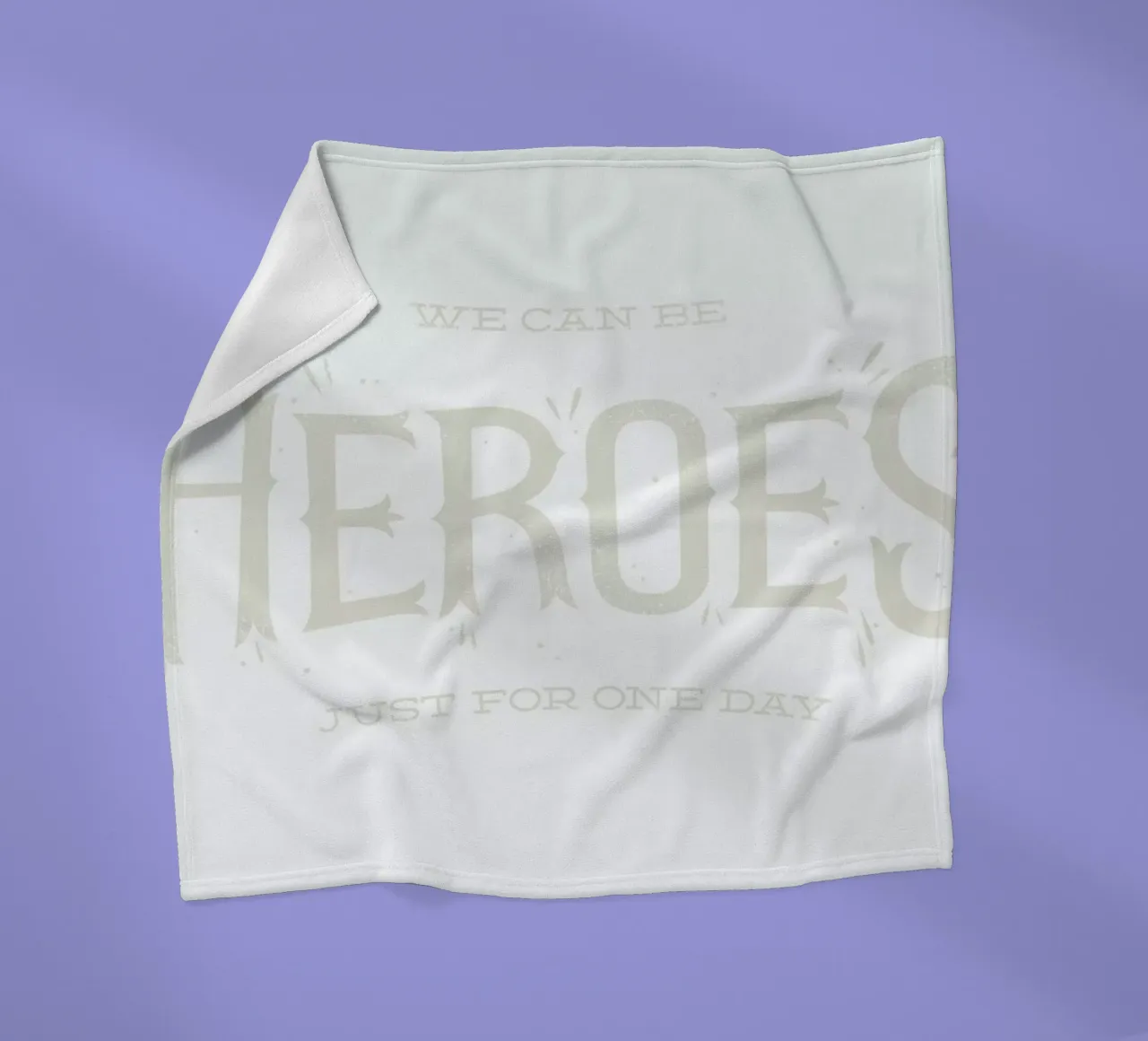 Heroes coperta in pile da Chris Wharton