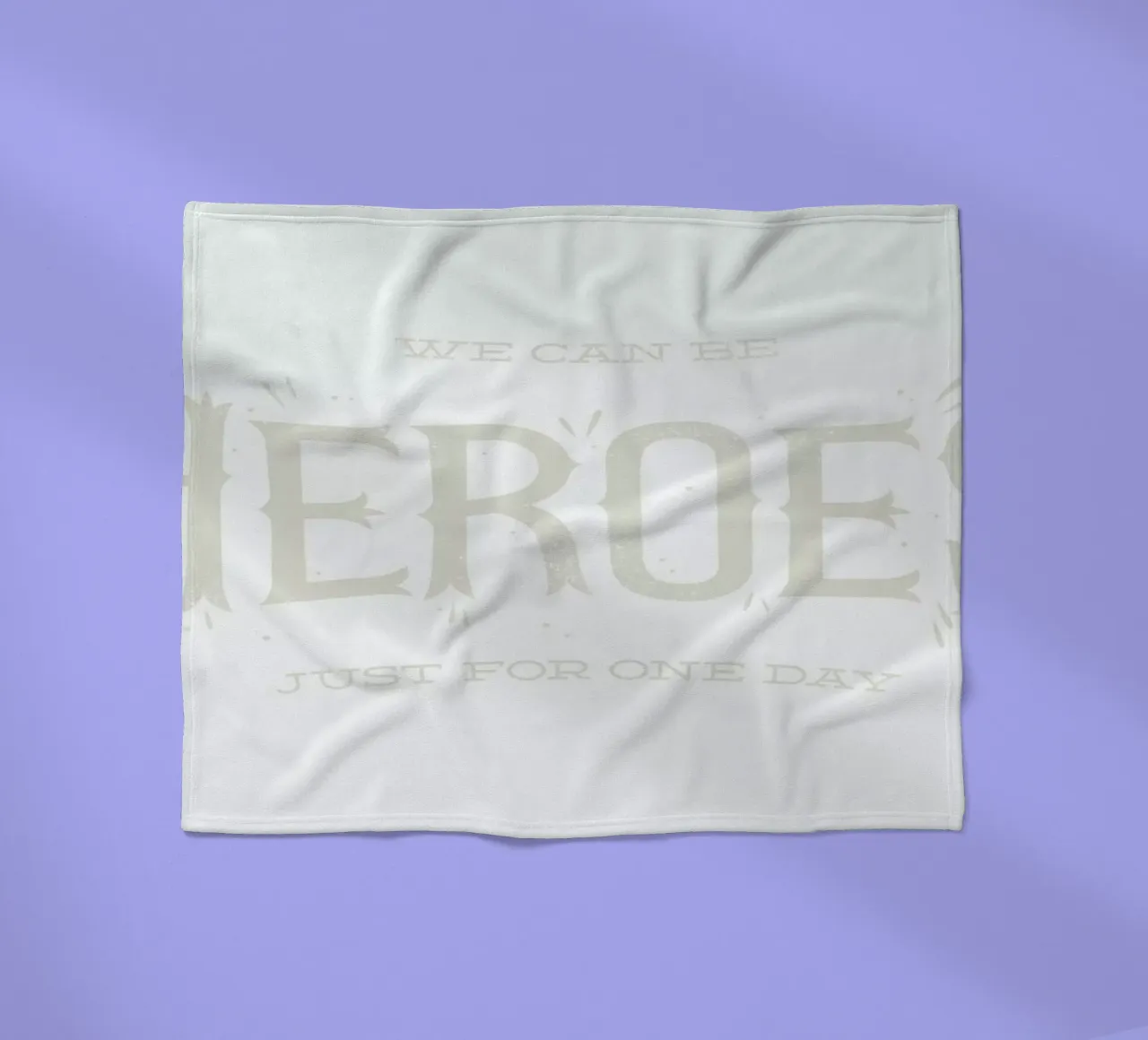 Heroes coperta in pile da Chris Wharton