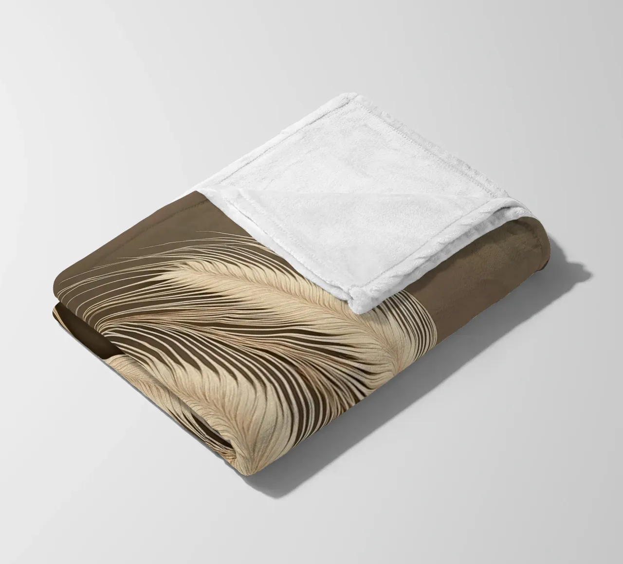 Erba essiccata coperta in pile da Imagine