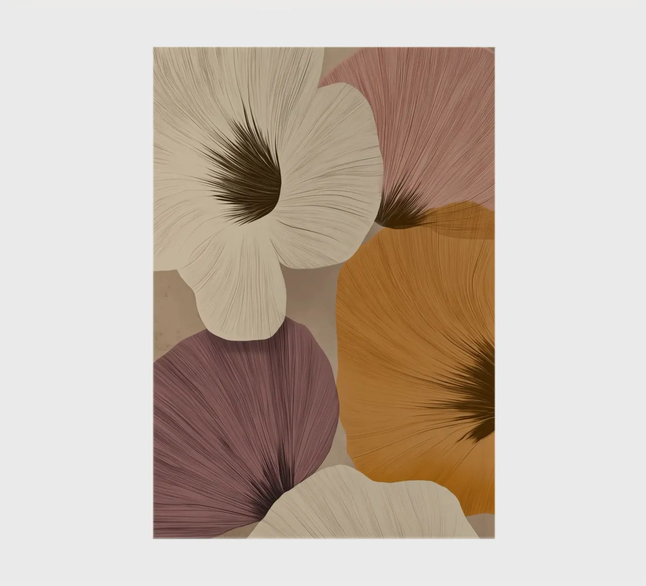 Flowers in warm shades notebook by Imagine