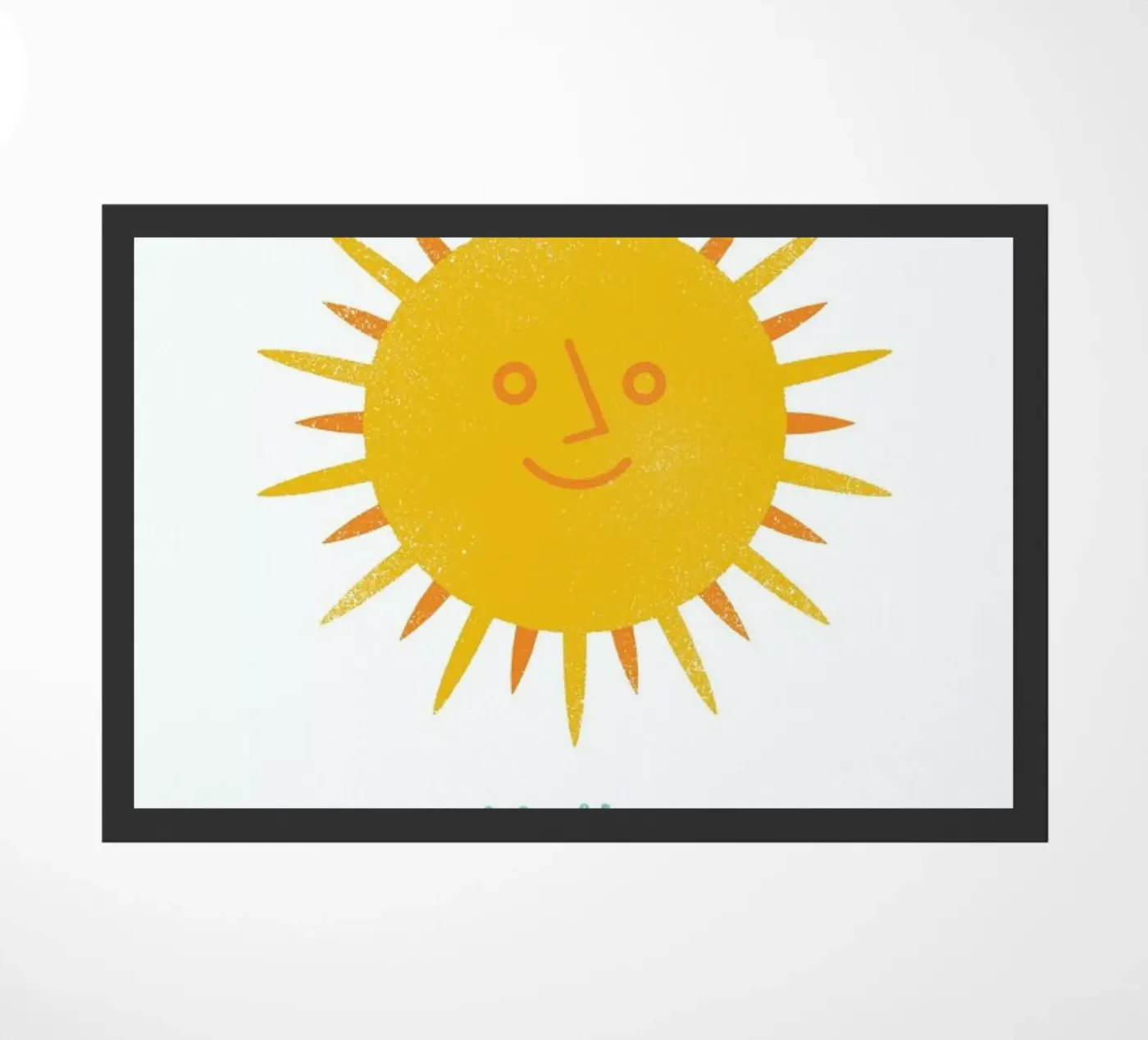 Sunshine doormat by Chris Wharton