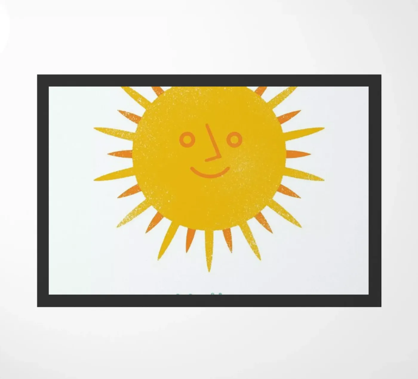 Sunshine Fußmatte von Chris Wharton