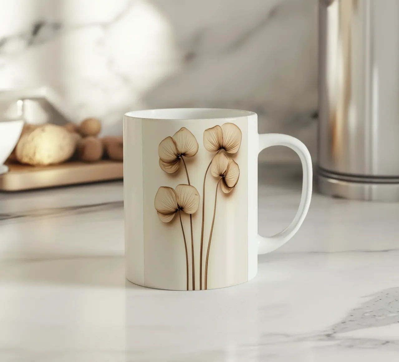 Fiori secchi tazza in ceramica da Imagine