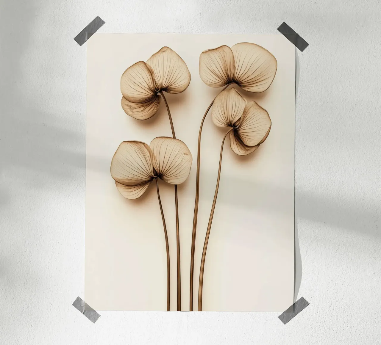 Fiori secchi carta hahnemühle da Imagine
