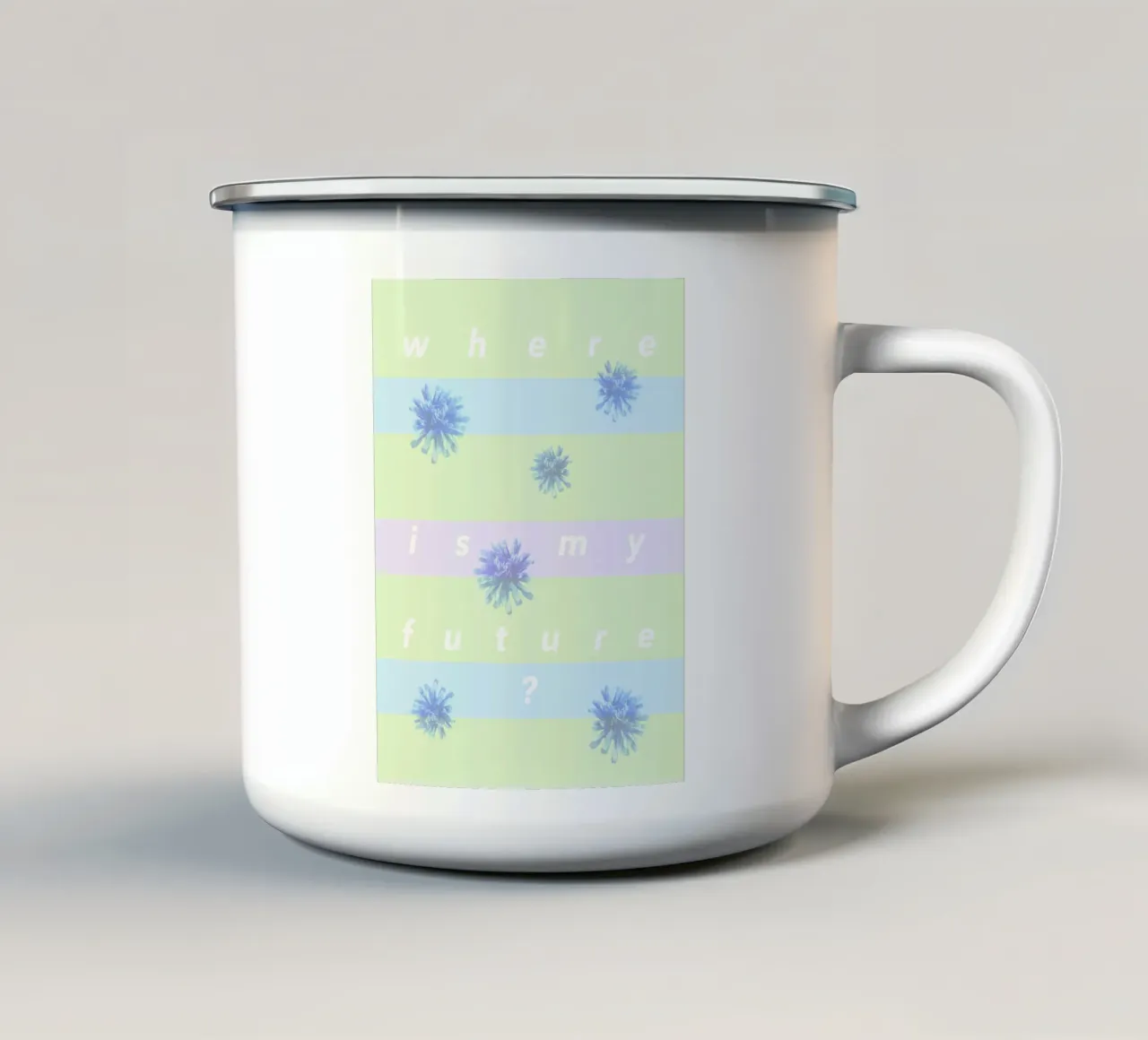 where is my future? tazza in smalto da natural neutral