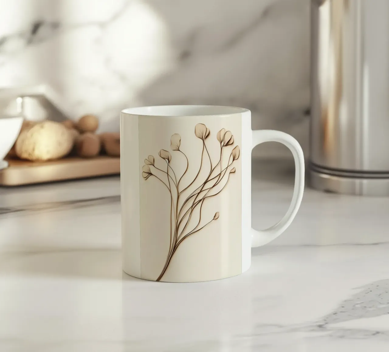 Fiori secchi tazza in ceramica da Imagine