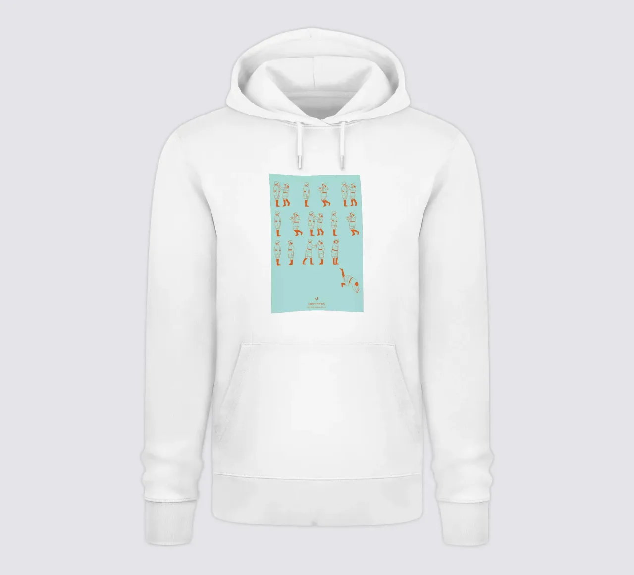 Monty Python - Fish Slap felpa con cappuccio da Niege Borges