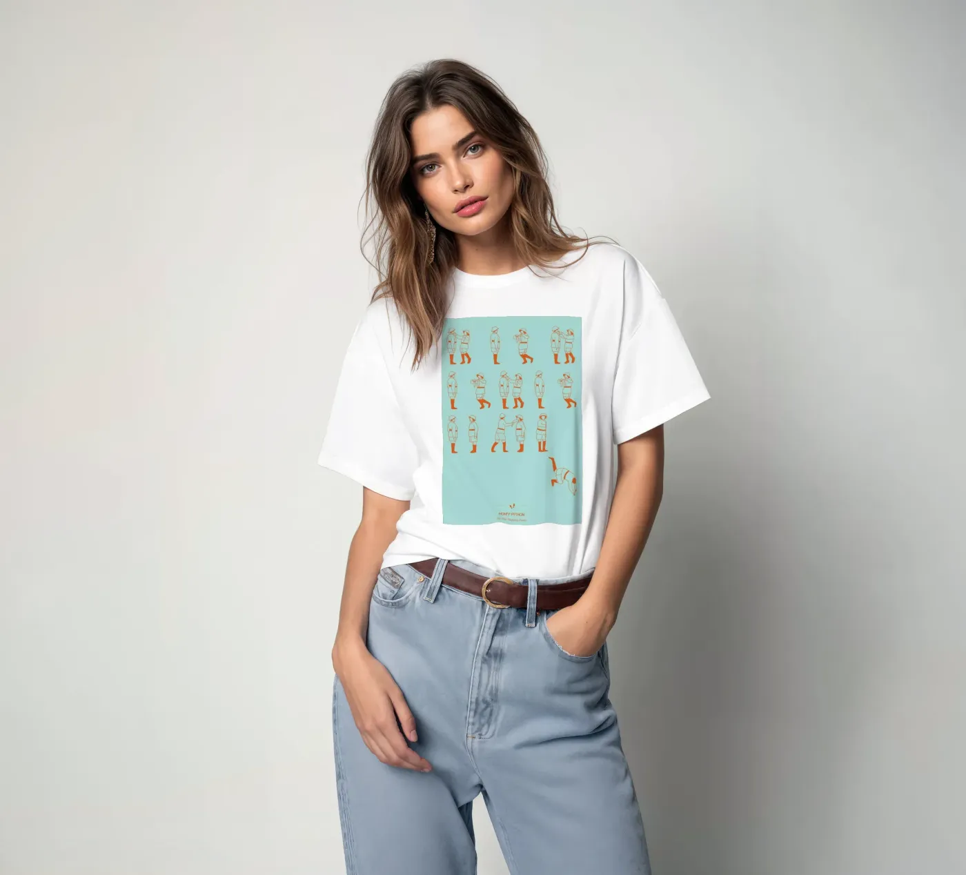 Monty Python - Fish Slap t-shirt da Niege Borges