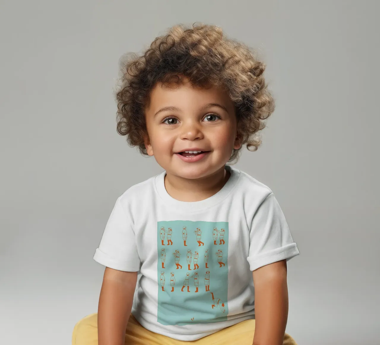 Monty Python - Fish Slap baby t-shirt van Niege Borges