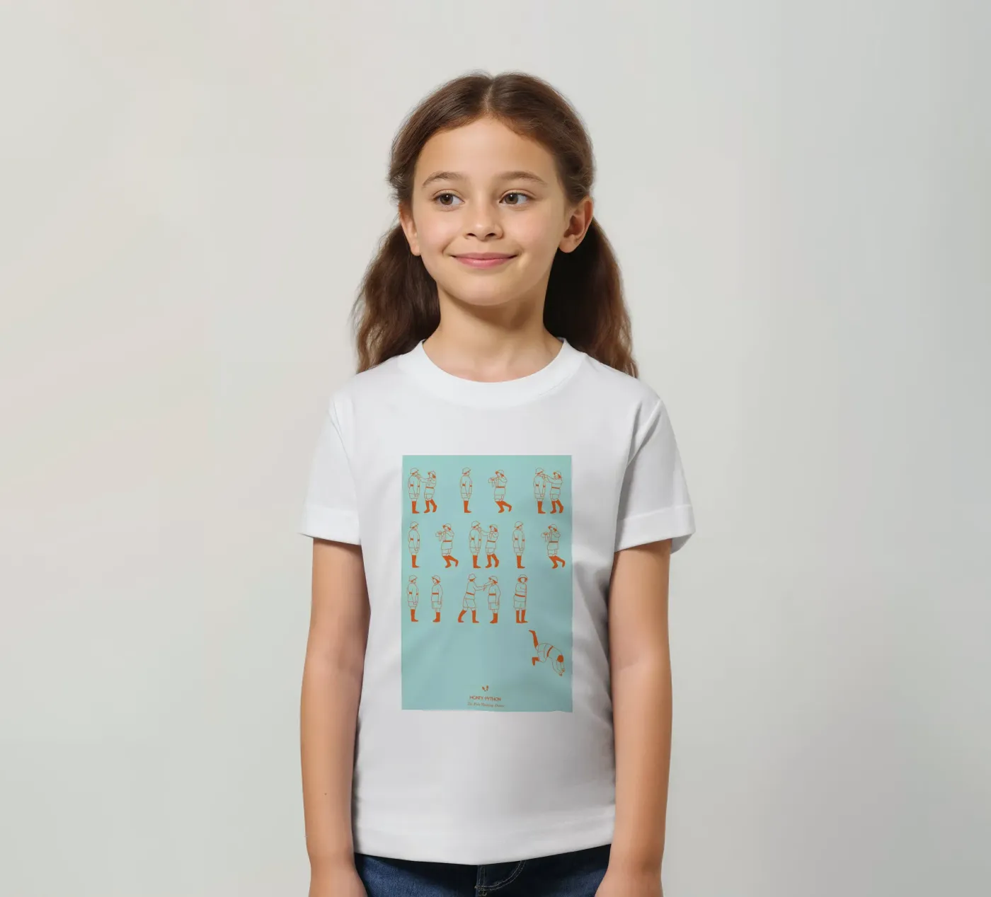Monty Python - Fish Slap kinder t-shirt van Niege Borges