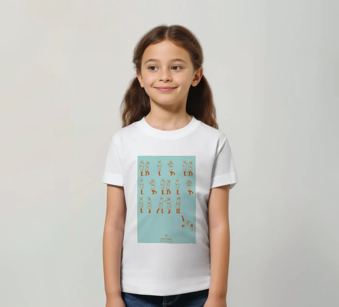 Monty Python - Fish Slap kinder t-shirt van Niege Borges
