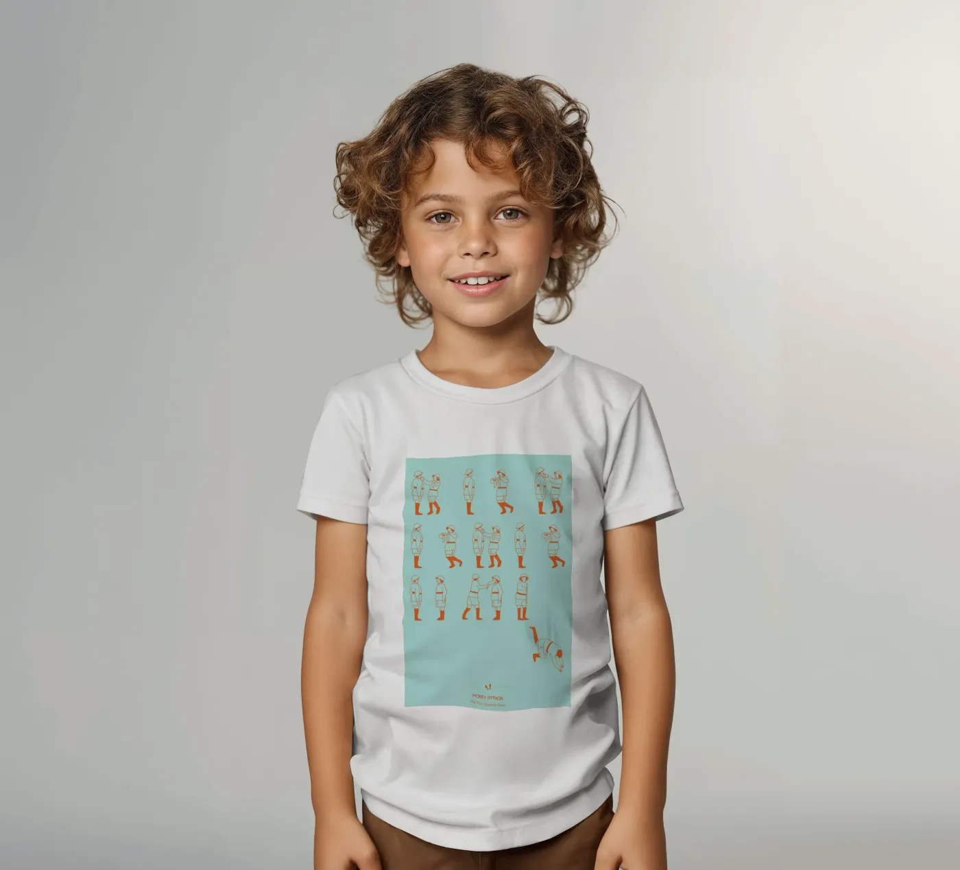 Monty Python - Fish Slap kinder t-shirt van Niege Borges