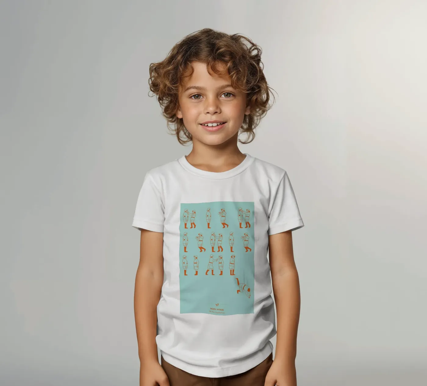 Monty Python - Fish Slap kinder t-shirt van Niege Borges
