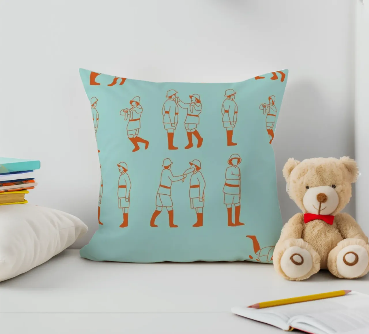 Monty Python - Fish Slap Kissen von Niege Borges