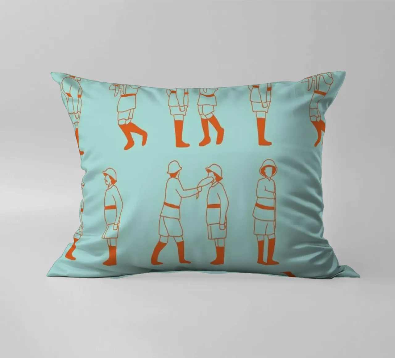 Monty Python - Fish Slap Kissen von Niege Borges