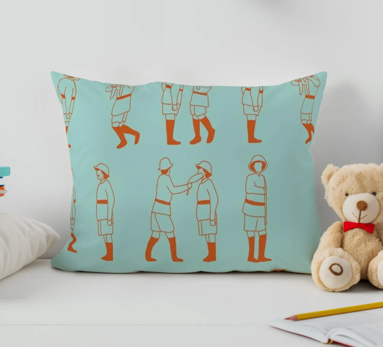 Monty Python - Fish Slap Kissen von Niege Borges