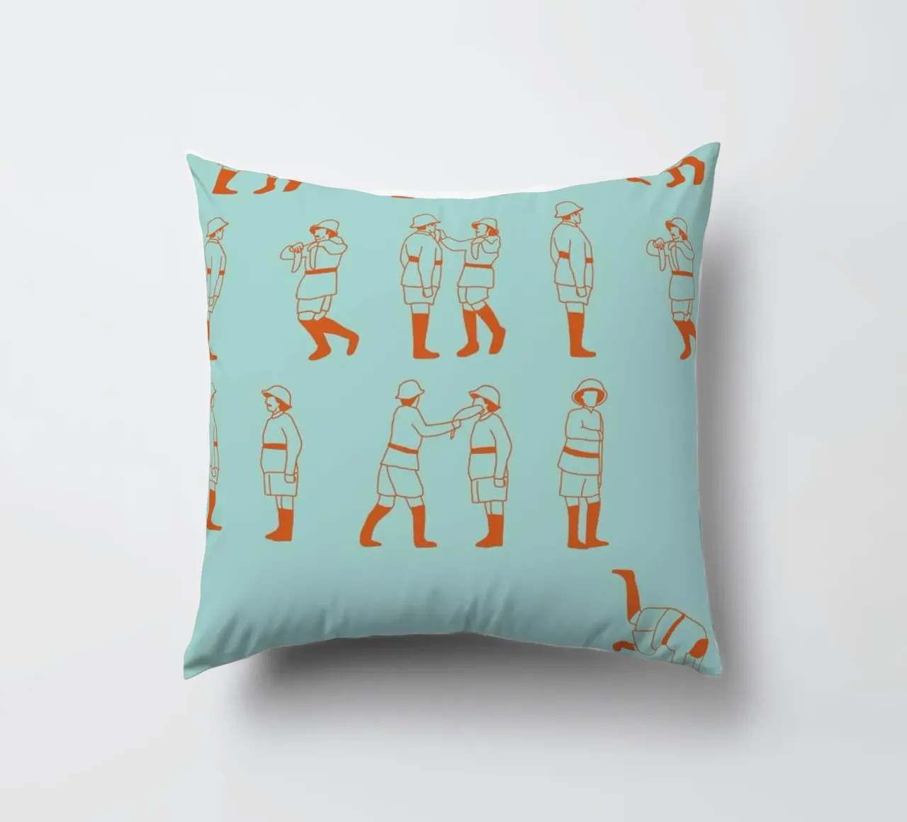 Monty Python - Fish Slap Kissen von Niege Borges