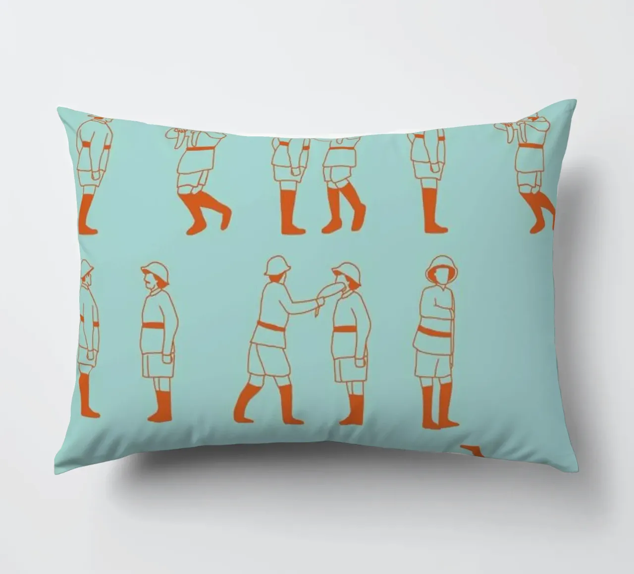 Monty Python - Fish Slap Kissen von Niege Borges