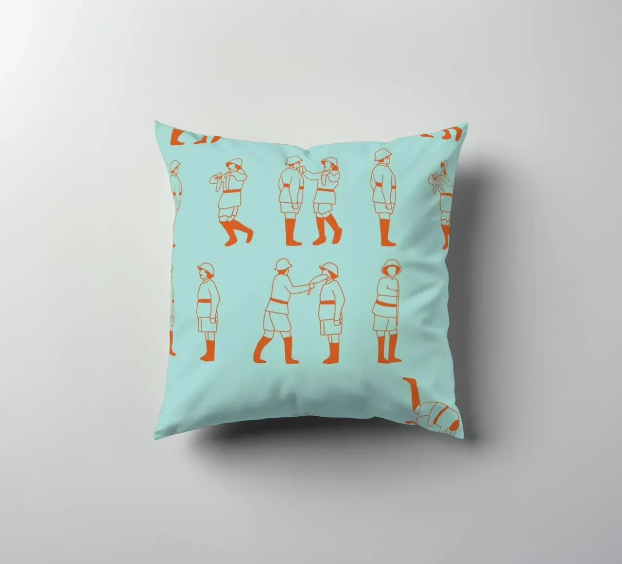 Monty Python - Fish Slap Kissen von Niege Borges