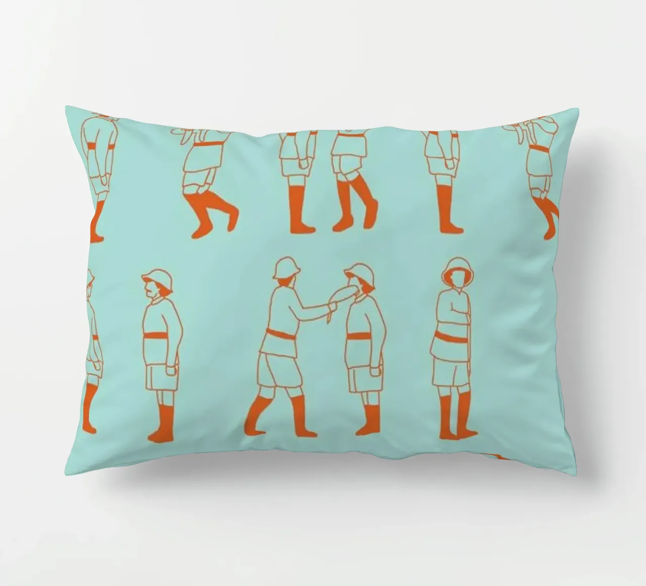 Monty Python - Fish Slap Kissen von Niege Borges