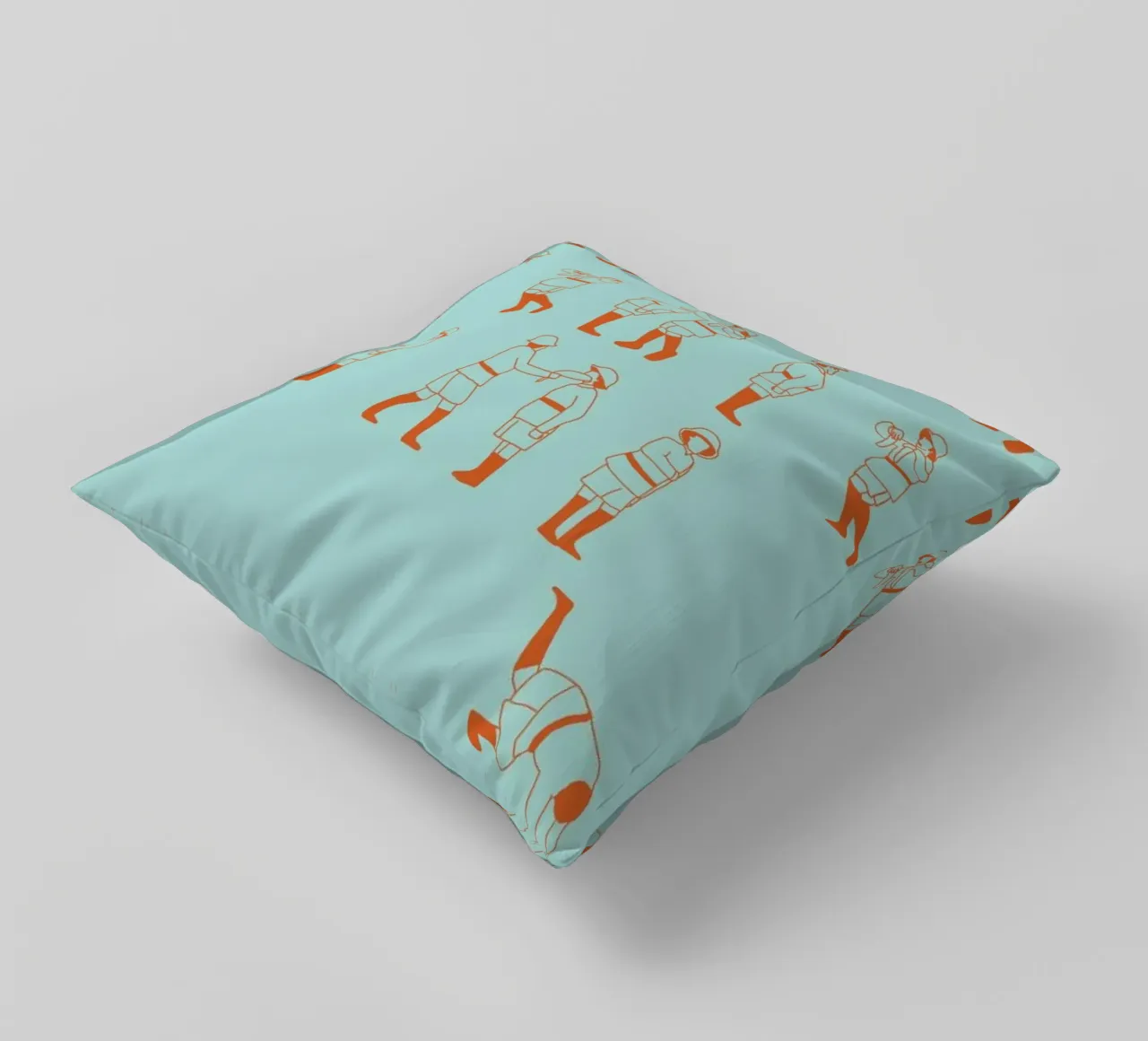 Monty Python - Fish Slap Kissen von Niege Borges