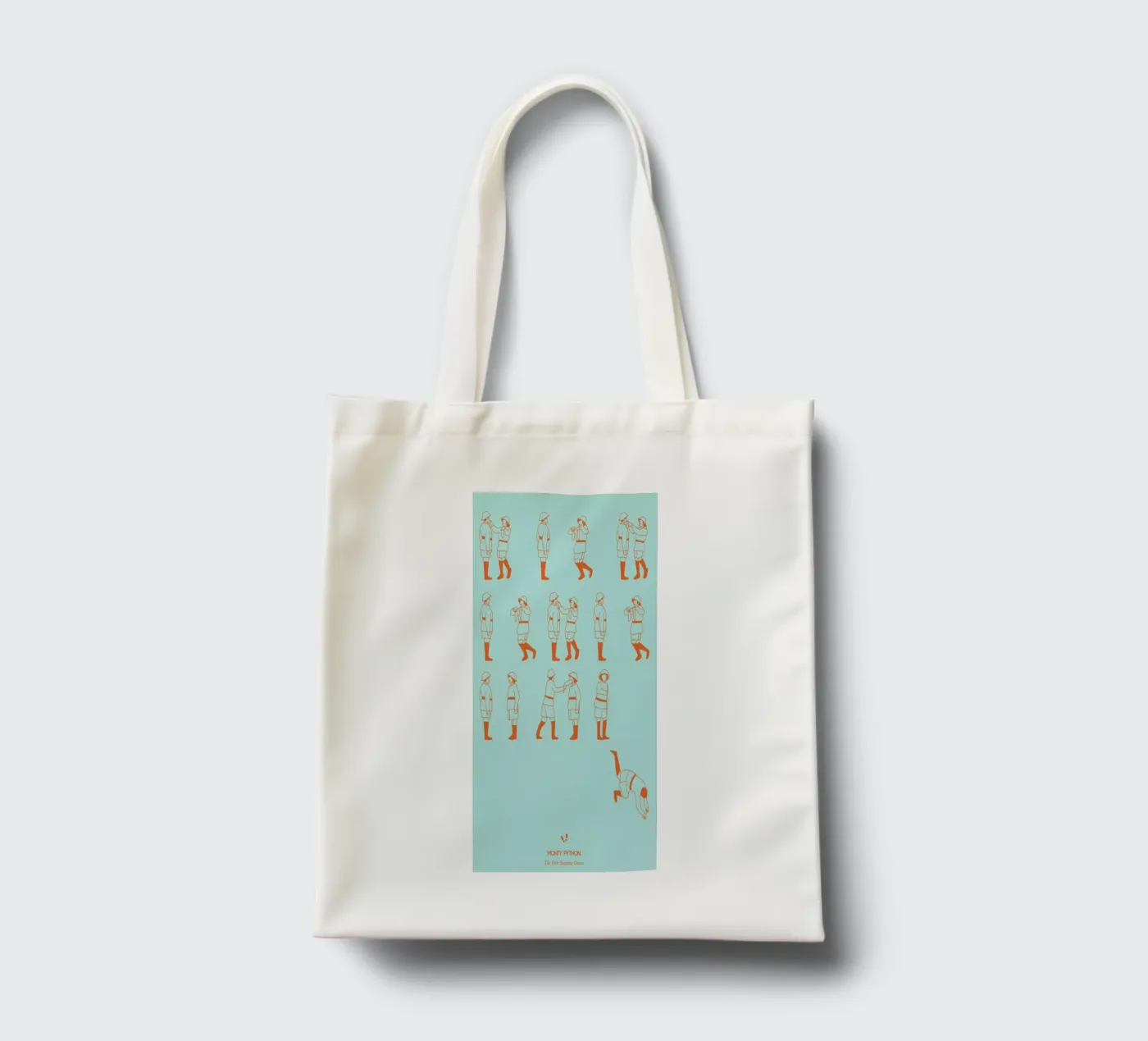 Monty Python - Fish Slap tote bag by Niege Borges